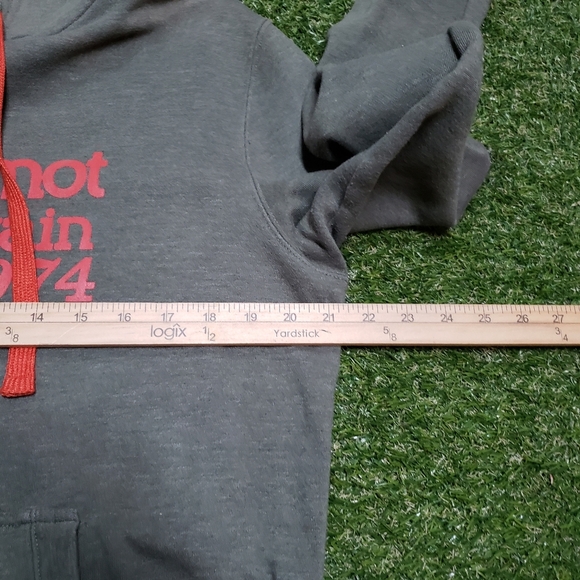 Marmot Hoodie Mens Small Green Orange Pullover SweaterSweatshirt 74 Hoody H1 - Picture 6 of 7